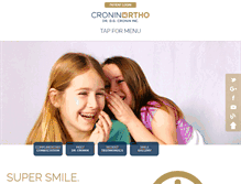 Tablet Screenshot of croninortho.com